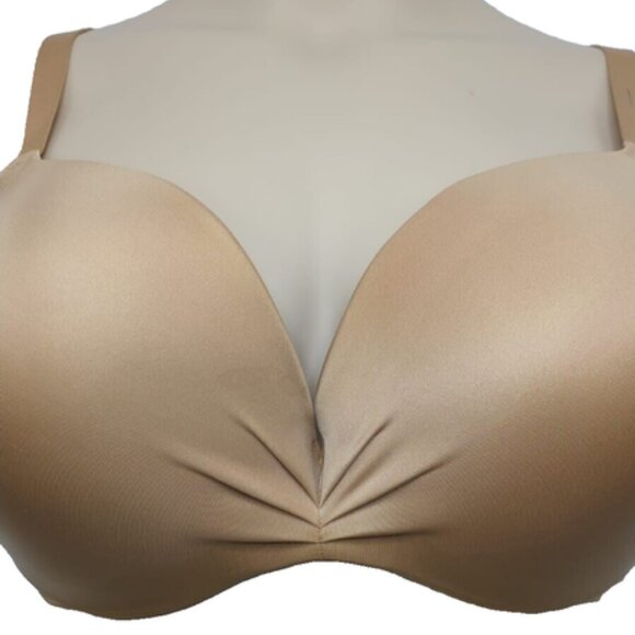 Lane Bryant Cacique Max Swell Plunge Bra Size 48DDD Cafe Mocha - Picture 10 of 10